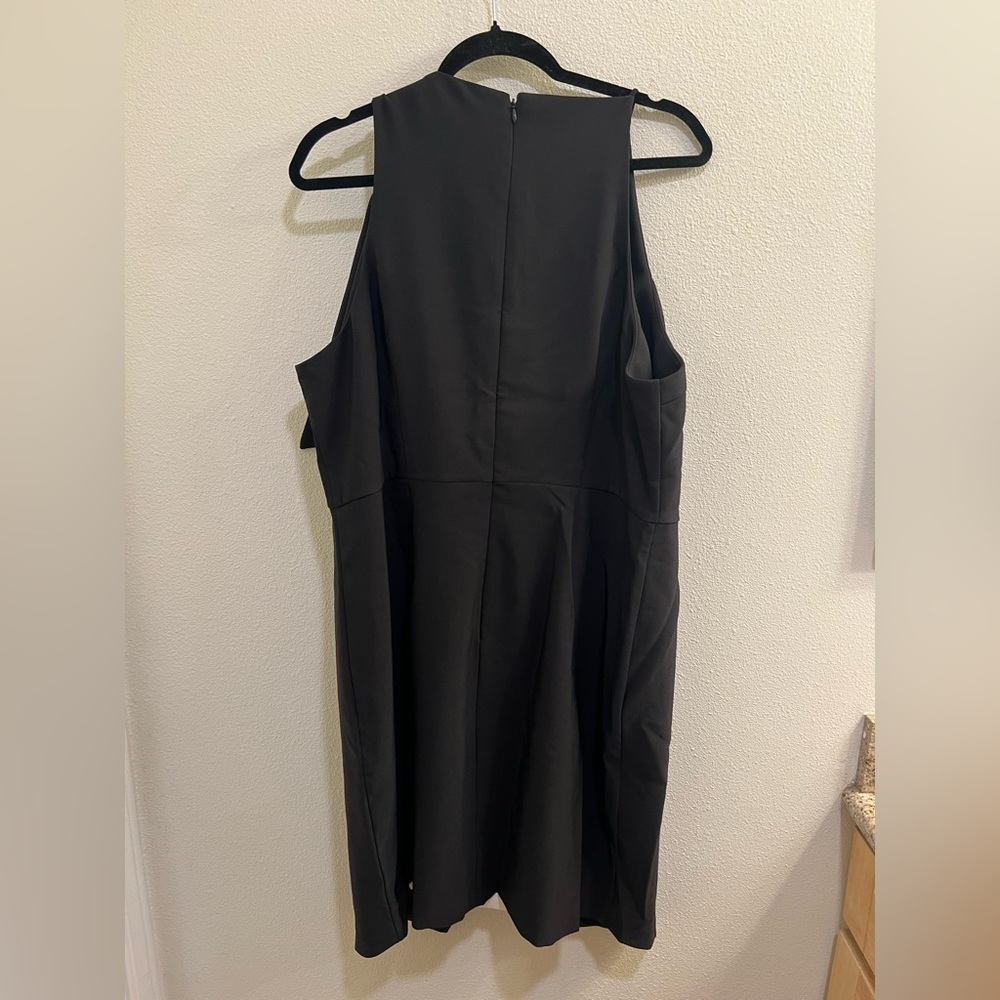 NWT Fehaute Sleeveless  Cocktail Dress Black Womens Size 14 - Picture 2 of 4